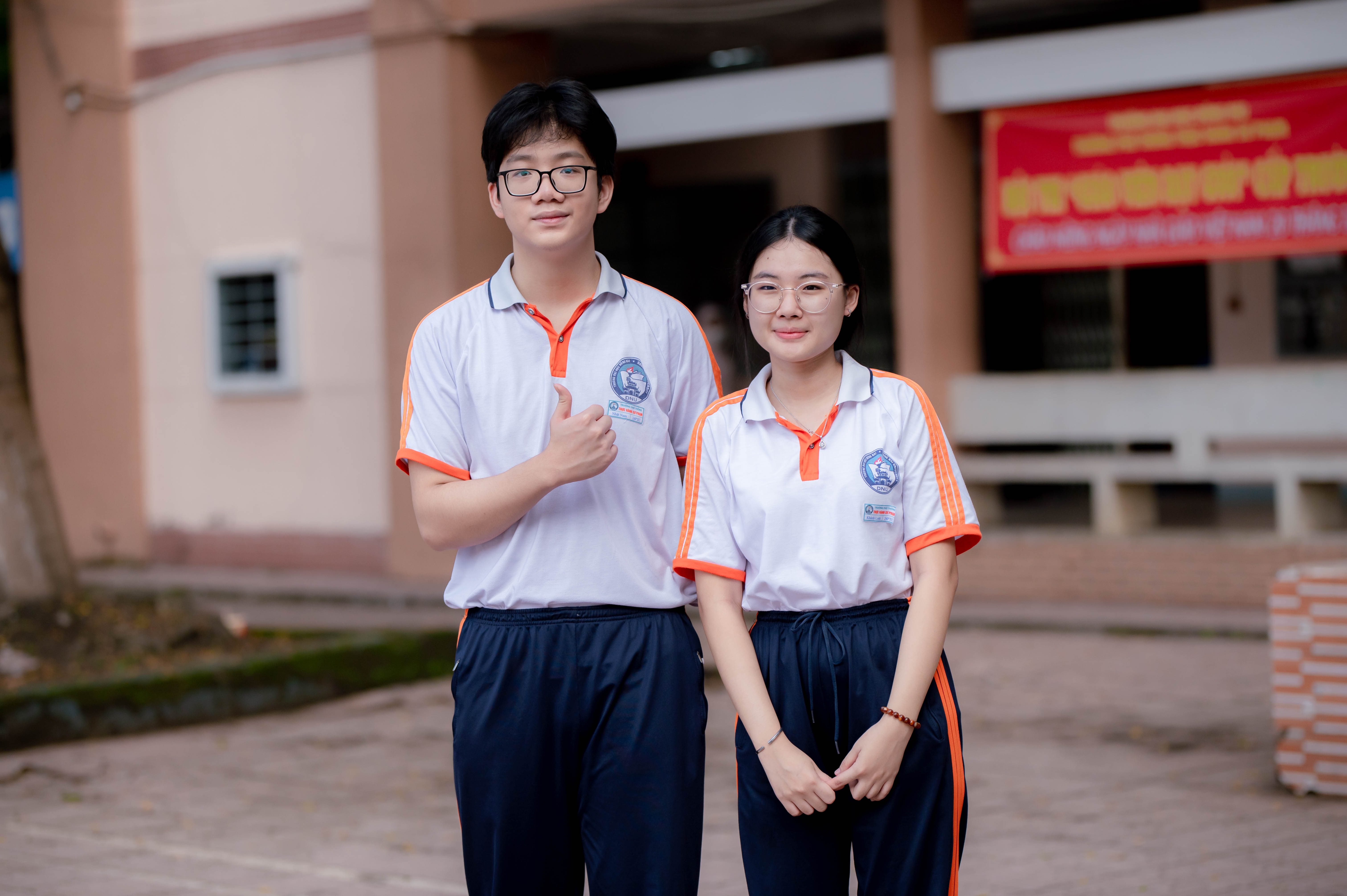 Bộ thể dục Cotton cấp 2-3 -  Trường Thực Hành Sư Phạm