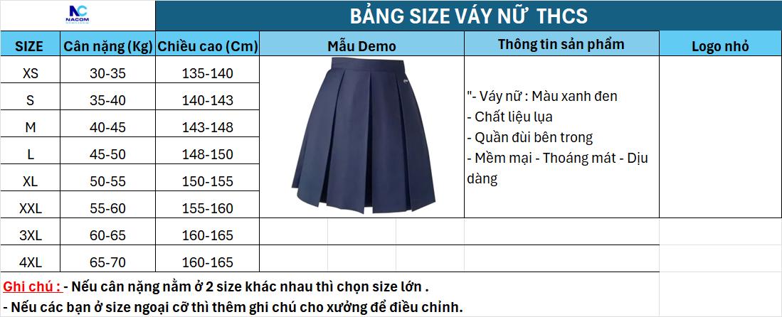 Váy học sinh cấp 2 - Trường Thực Hành Sư Phạm