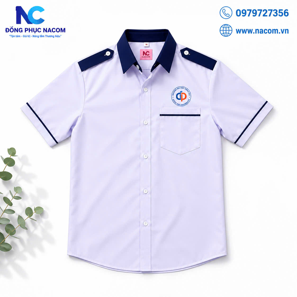 Áo học sinh nam cấp 3 - Trường Thực Hành Sư Phạm