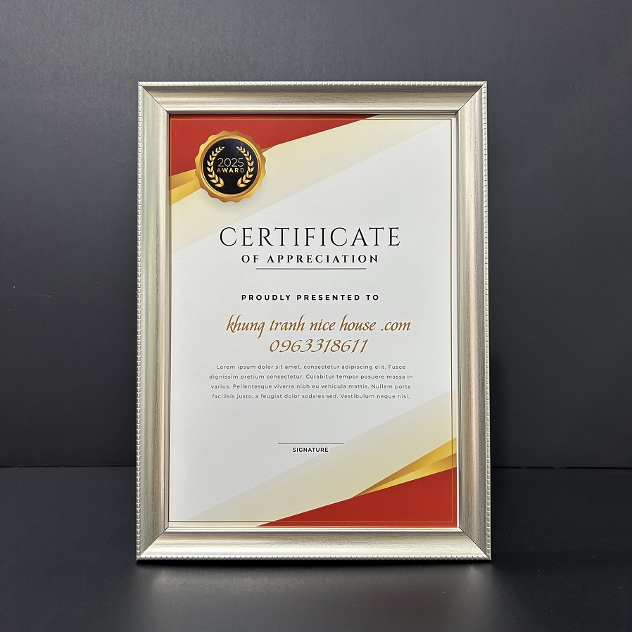 In Bằng Khen Đẹp – Sang Trọng – Chuyên Nghiệp Tại TP.HCM
