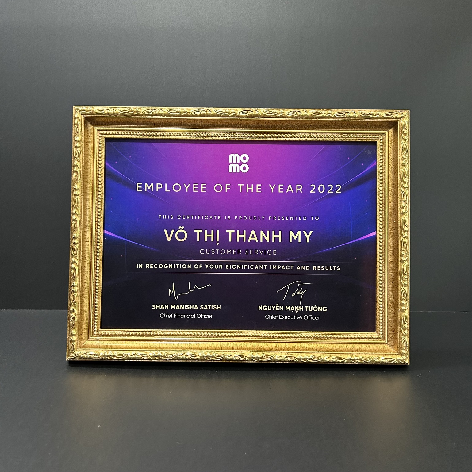 Khung Bằng Khen Đẹp Chất Liệu Composite