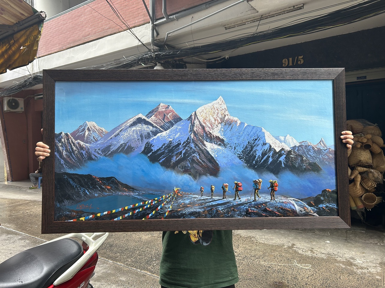 Khung Tranh Sơn Dầu - Nice House