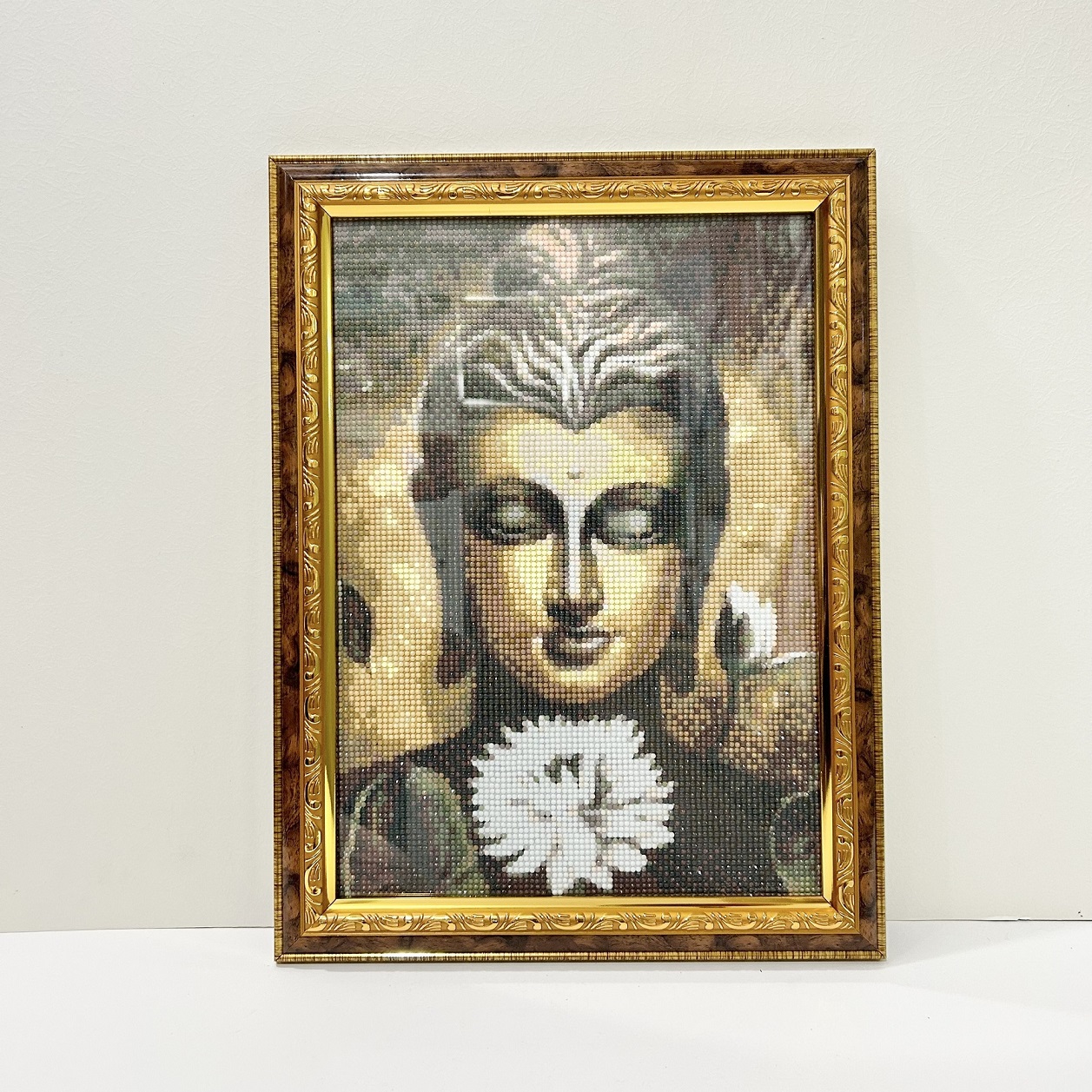 Cách đóng khung tranh đính đá