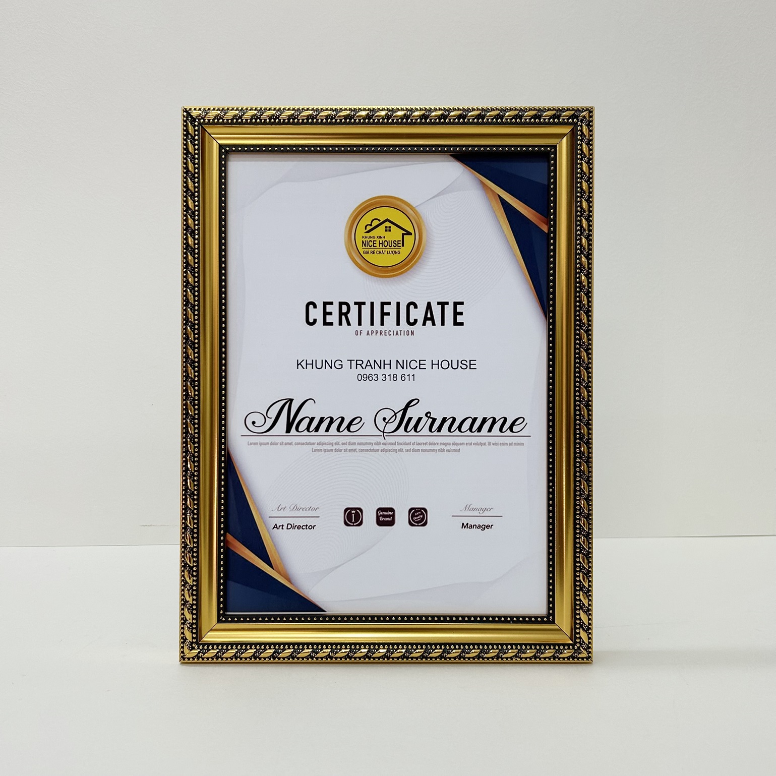 SALE OFF Khung Bằng Khen 328VĐ