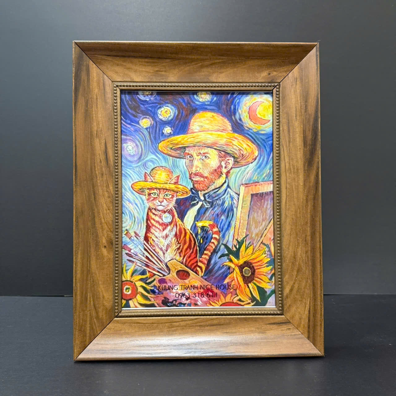 Khung Tranh Ảnh Màu Gỗ 679