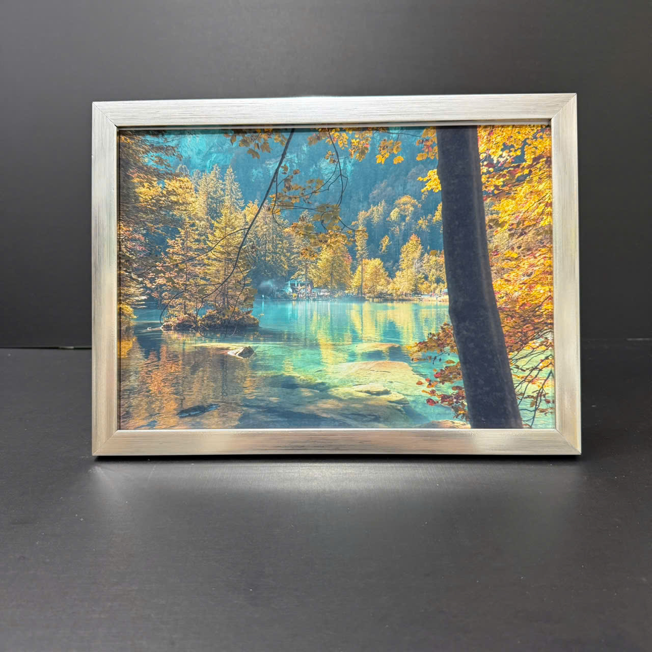 Khung Tranh Đẹp Màu Bạc F1B S