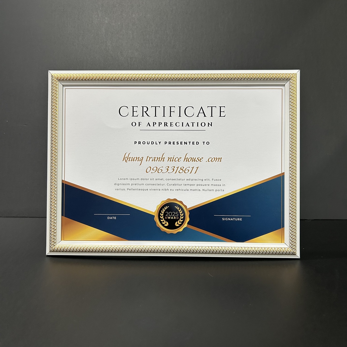 Khung Bằng Khen Đẹp F1HVS