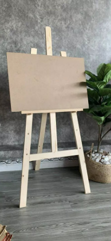 Giá Đỡ Khung Tranh Màu Gỗ Mộc