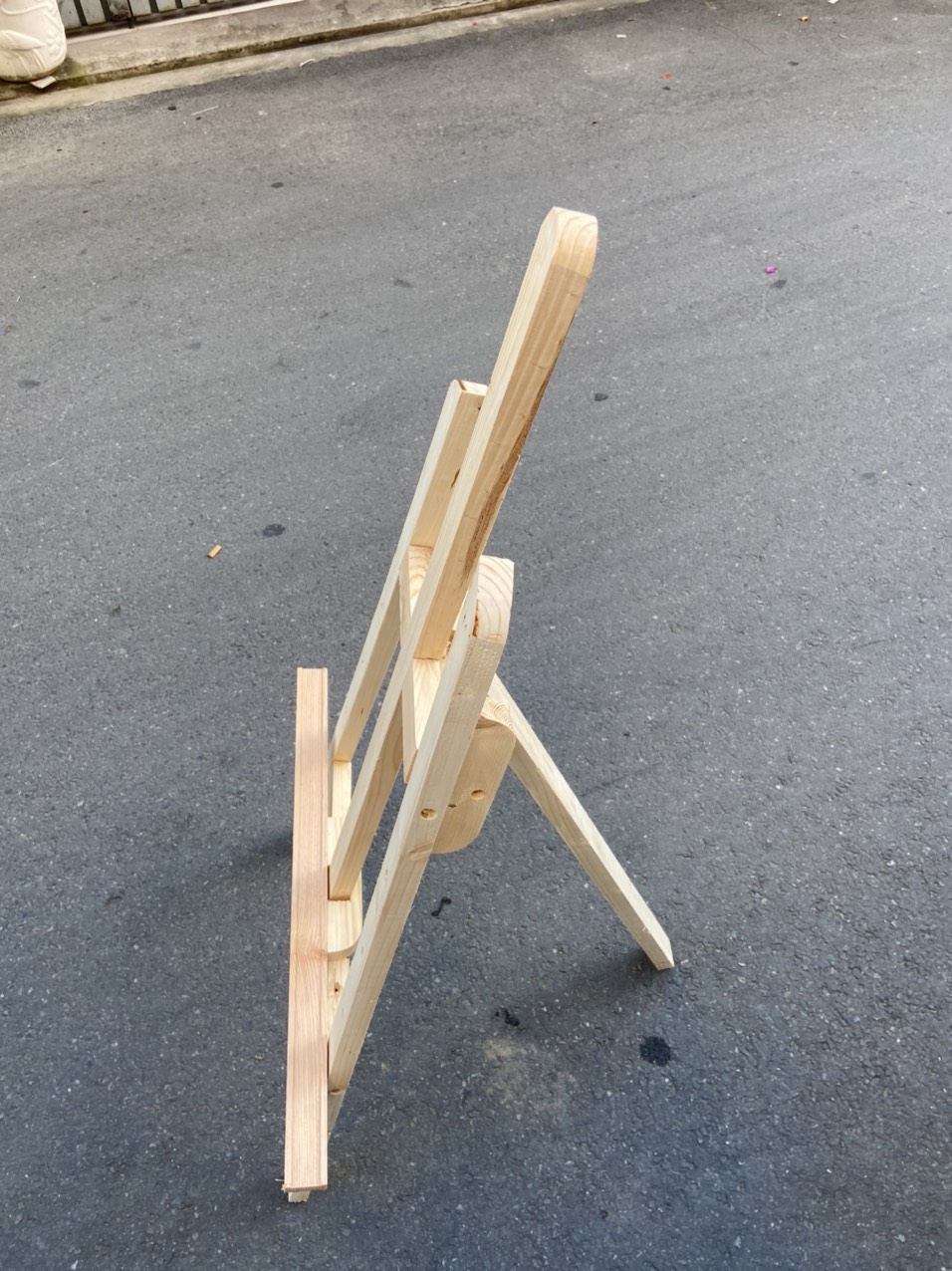 Giá Đỡ Khung Tranh Màu Gỗ Mộc