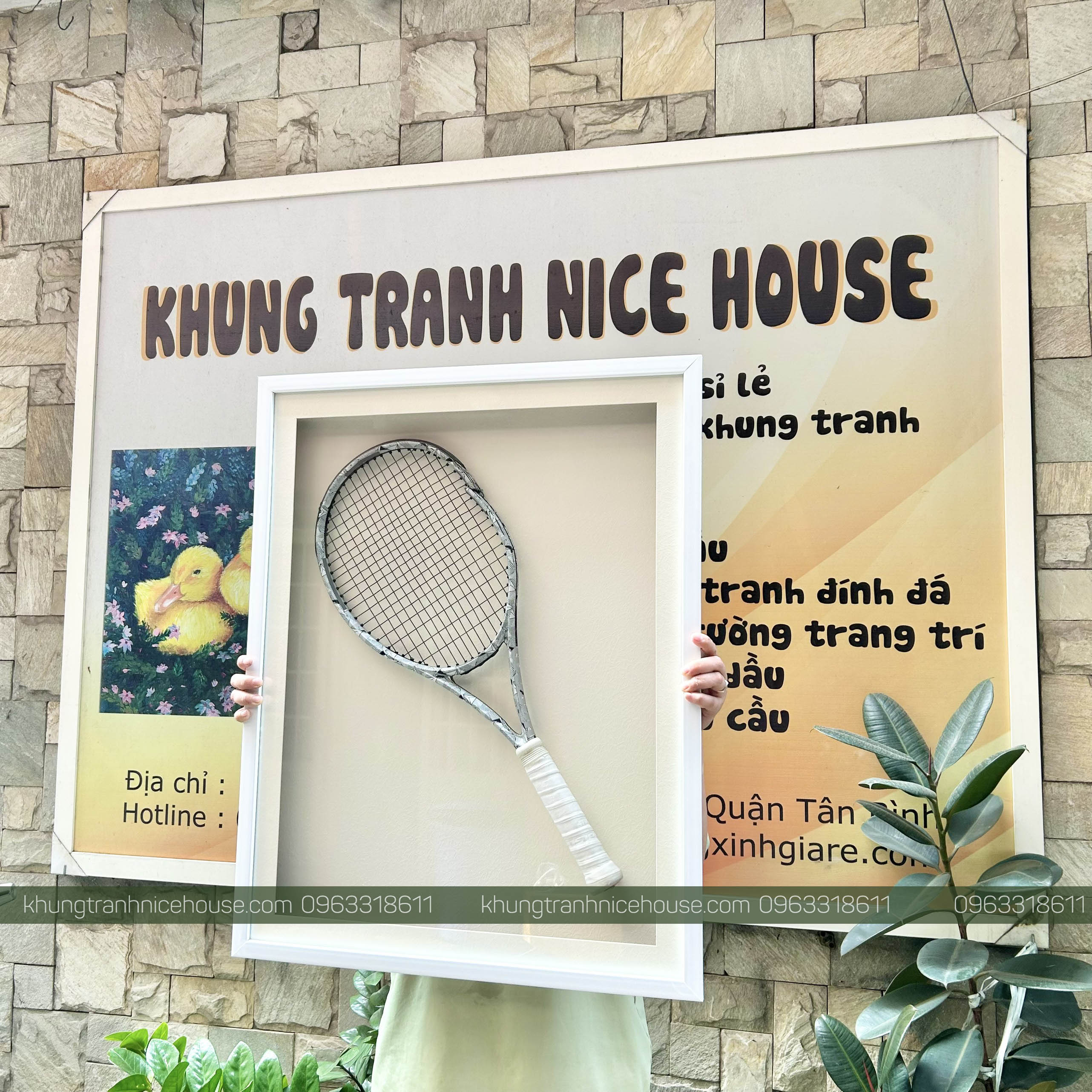 Khung Hộp Vợt Tennis