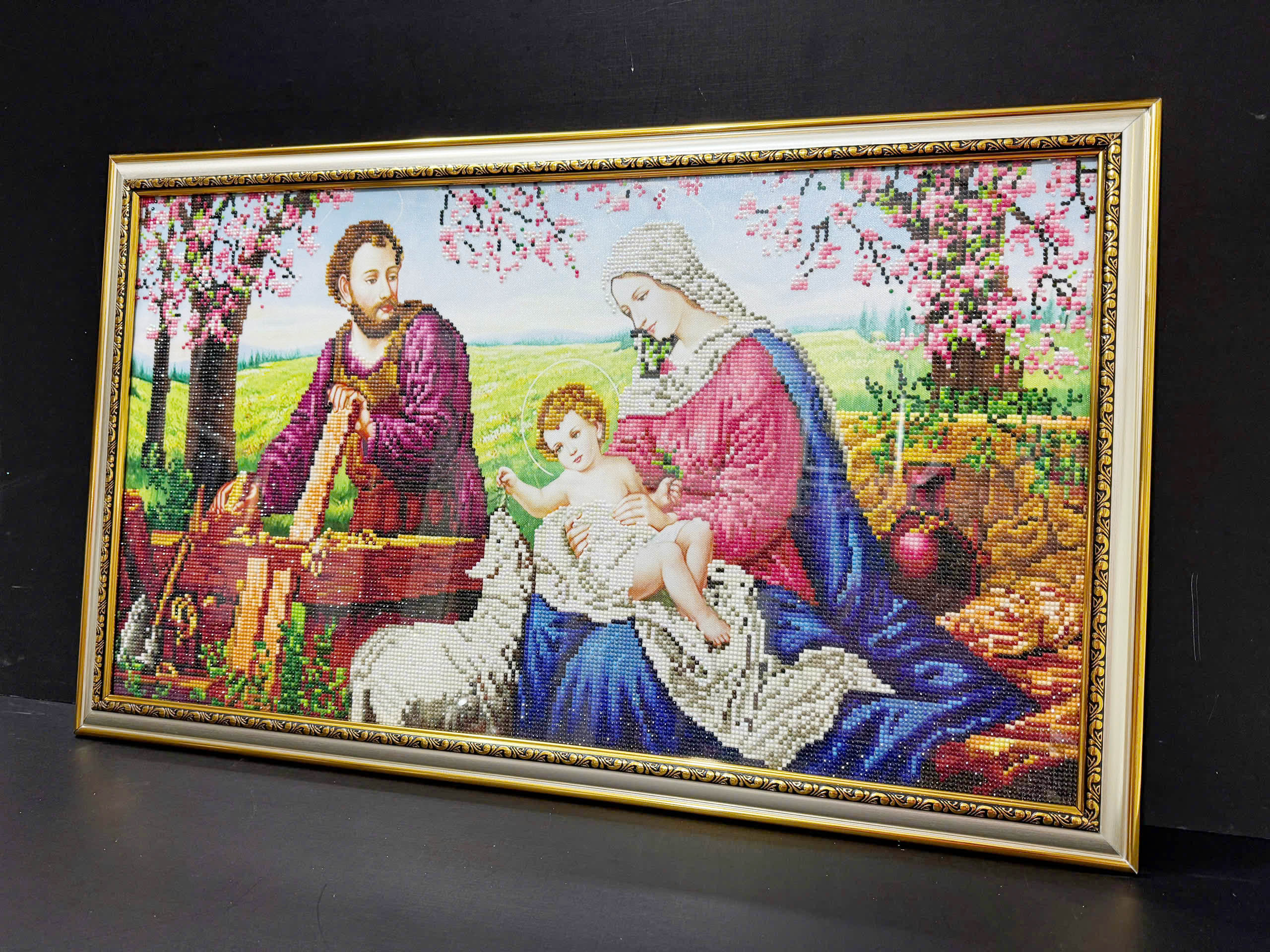 KHUNG TRANH ĐÍNH ĐÁ 3707B