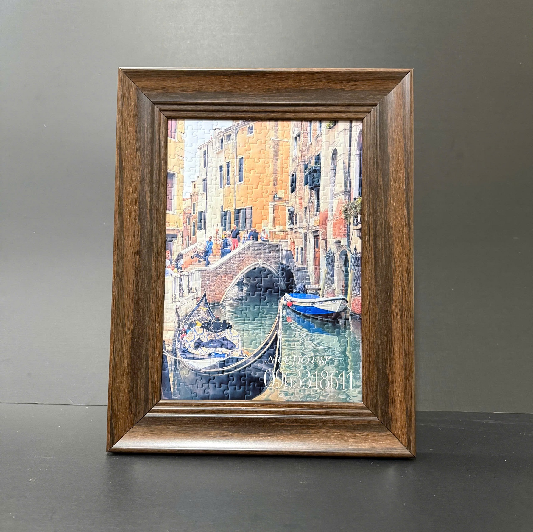 Khung Tranh Ghép Vân Gỗ S902