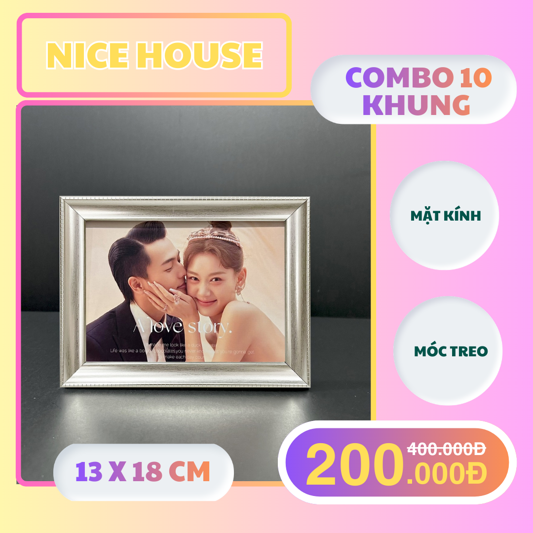 Sale off 10 khung 13x18cm khung 101B
