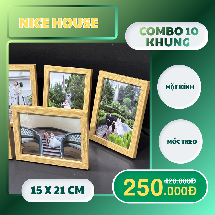 Sale off 10 khung 15x21cm khung F1GN01