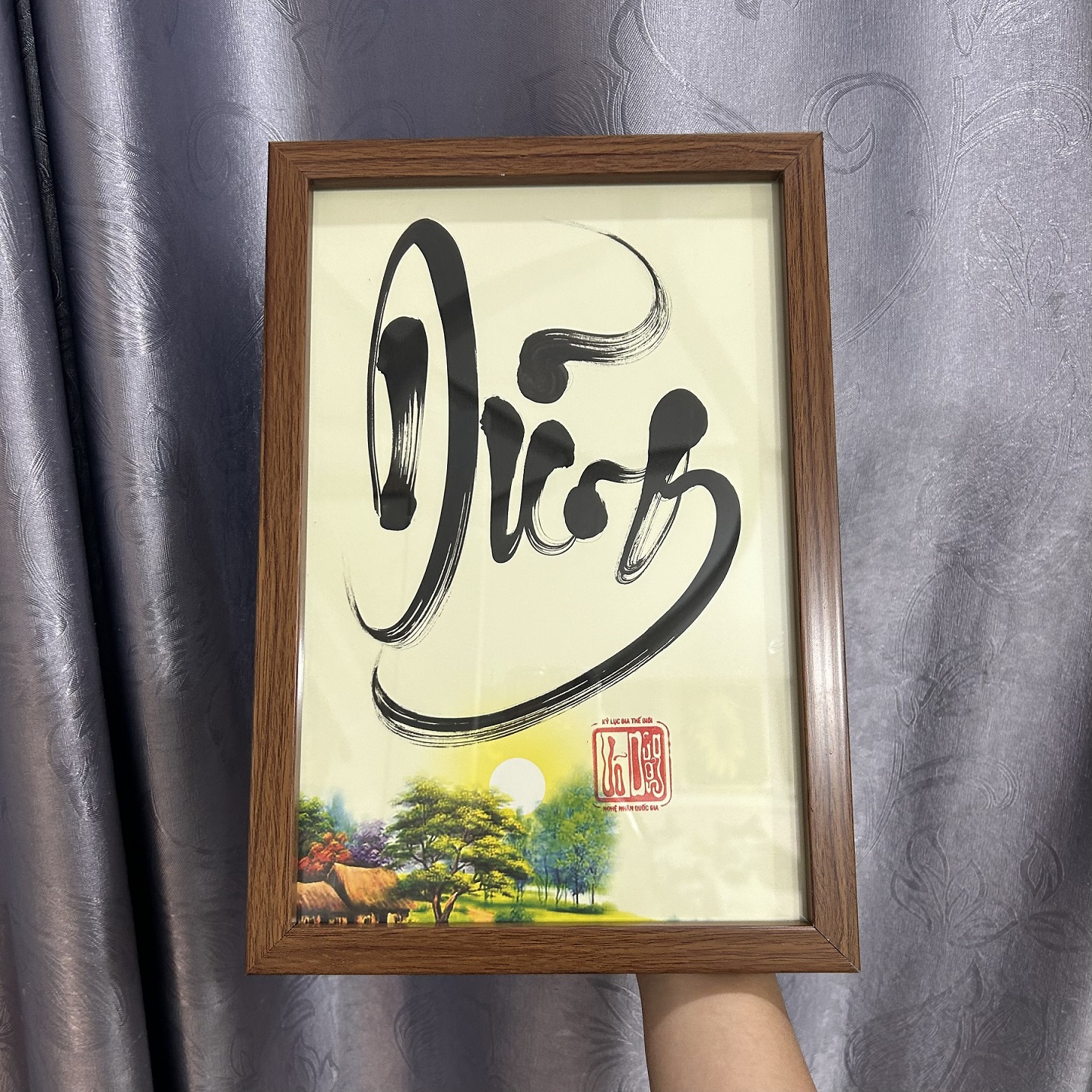 KHUNG TRANH THƯ PHÁP F1GĐ