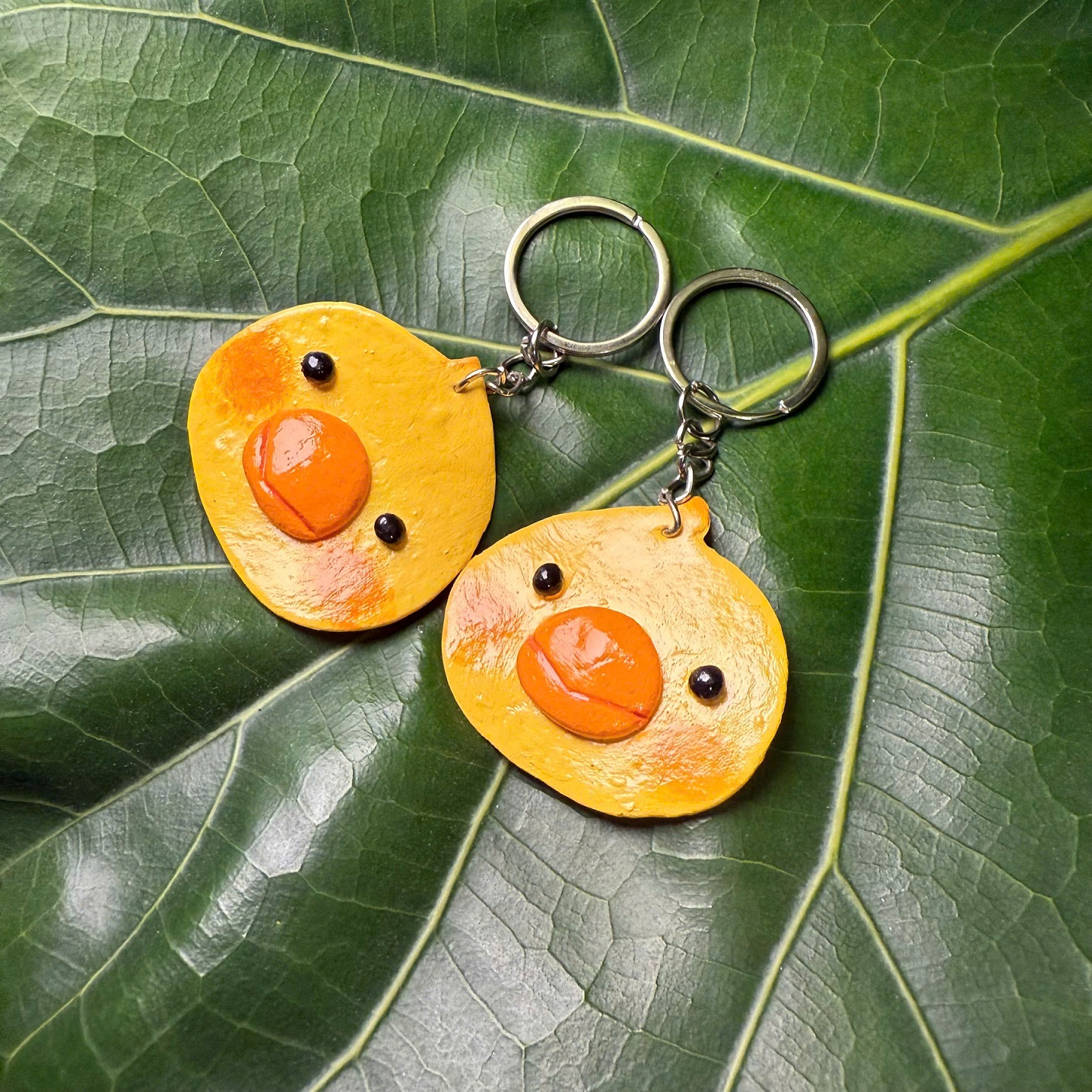 Móc khoá gà con handmade