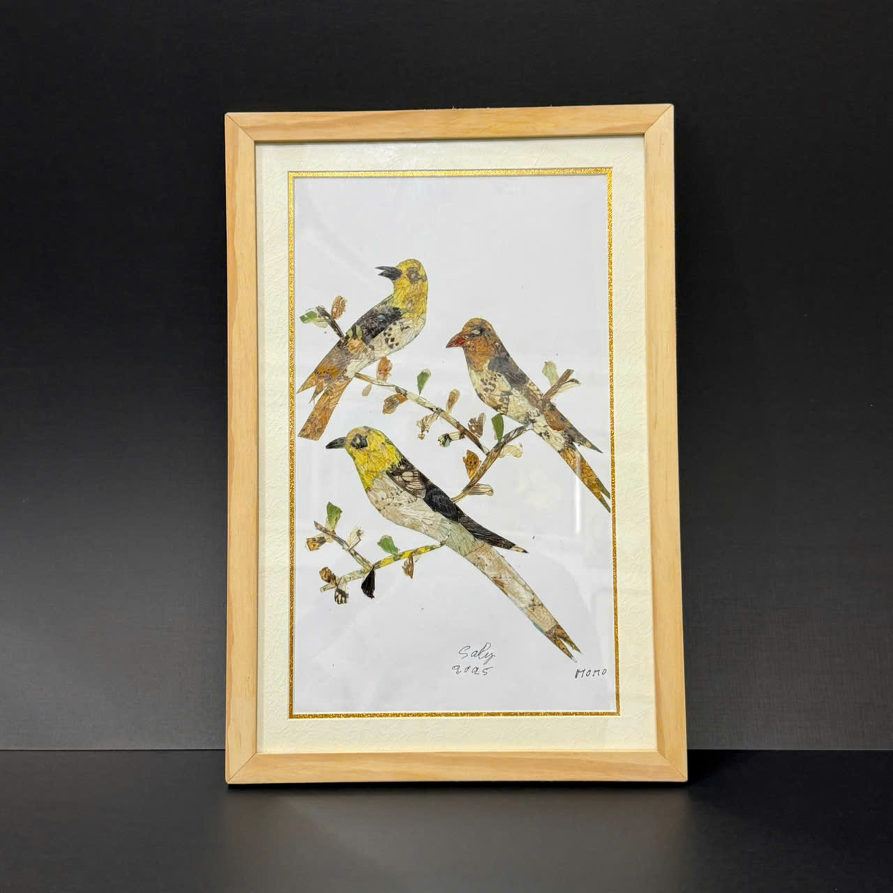 KHUNG GỖ MỘC VIỀN BO GIẤY GM