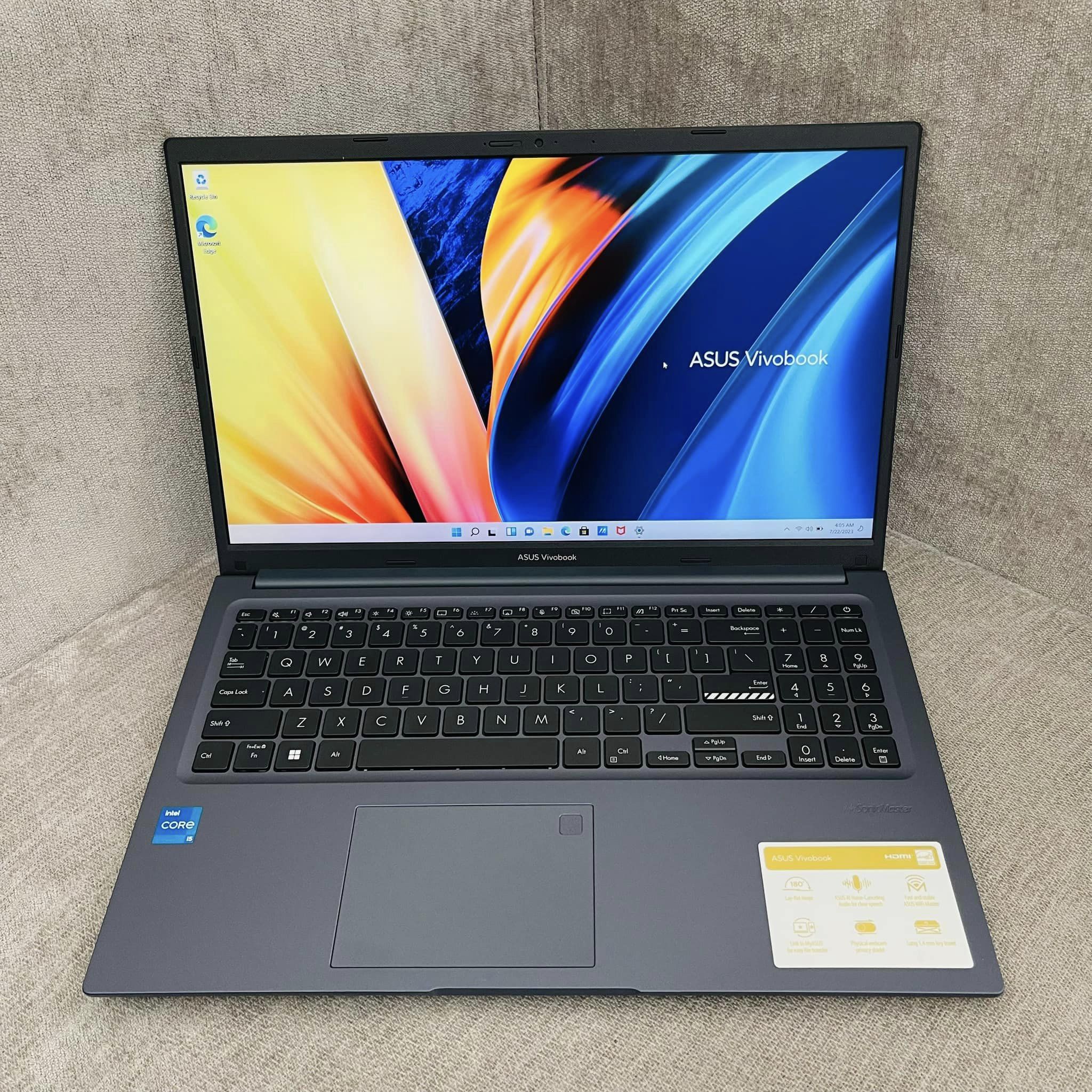 Asus VivoBook 15 Slim Laptop I5 - 1240P