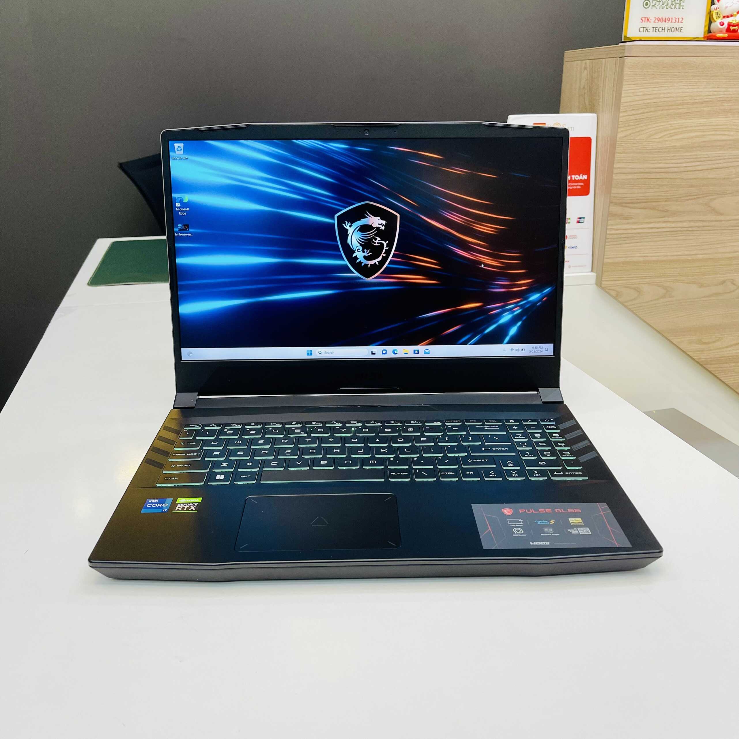 MSI pulse gl66 I7-12700H | 16GB RAM | 512GB SSD | NVIDIA GeForce RTX 3060