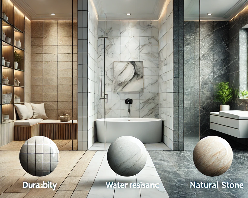 Gạch ốp lát phòng tắm: Loại nào phù hợp nhất?