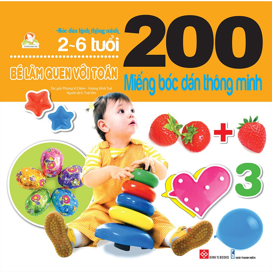 Sách 200 Miếng bóc dán thông minh cho trẻ 26 tuổi