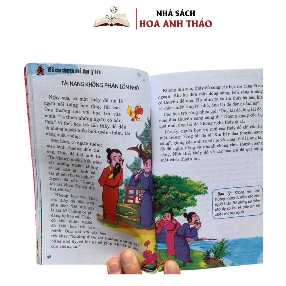 Sách - 108 câu chuyện nhỏ đạo lý lớn nuôi dưỡng tâm hồn trẻ