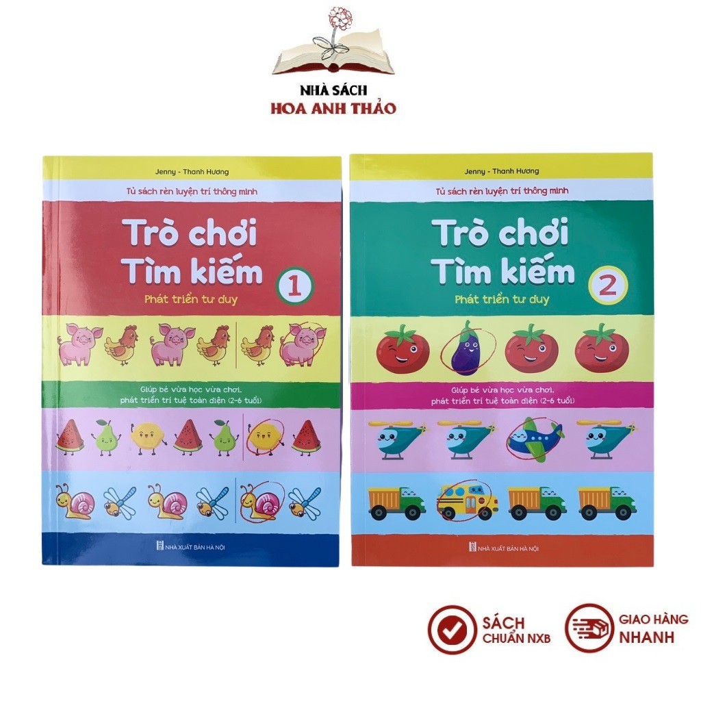 Trò Chơi Mê Cung Và Trò Chơi Tìm Kiếm - Phát triển tư duy cho bé từ 2-6 tuổi (Lẻ tùy chọn)