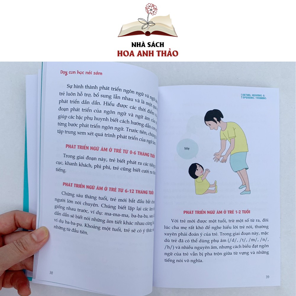 Sách - Dạy con học nói sớm giúp phát triển khả năng ngôn ngữ