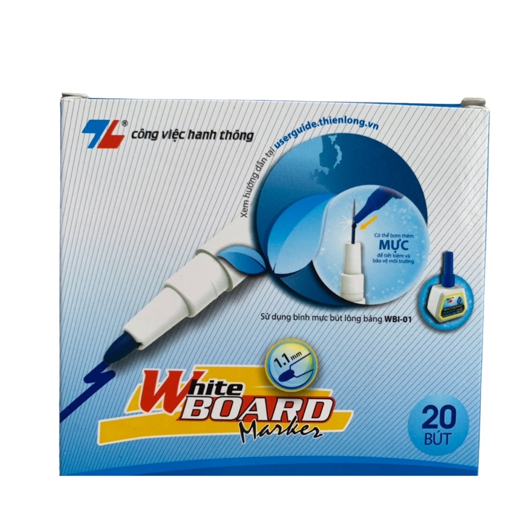 Bút dạ bảng Thiên Long WB-03 và WB-02