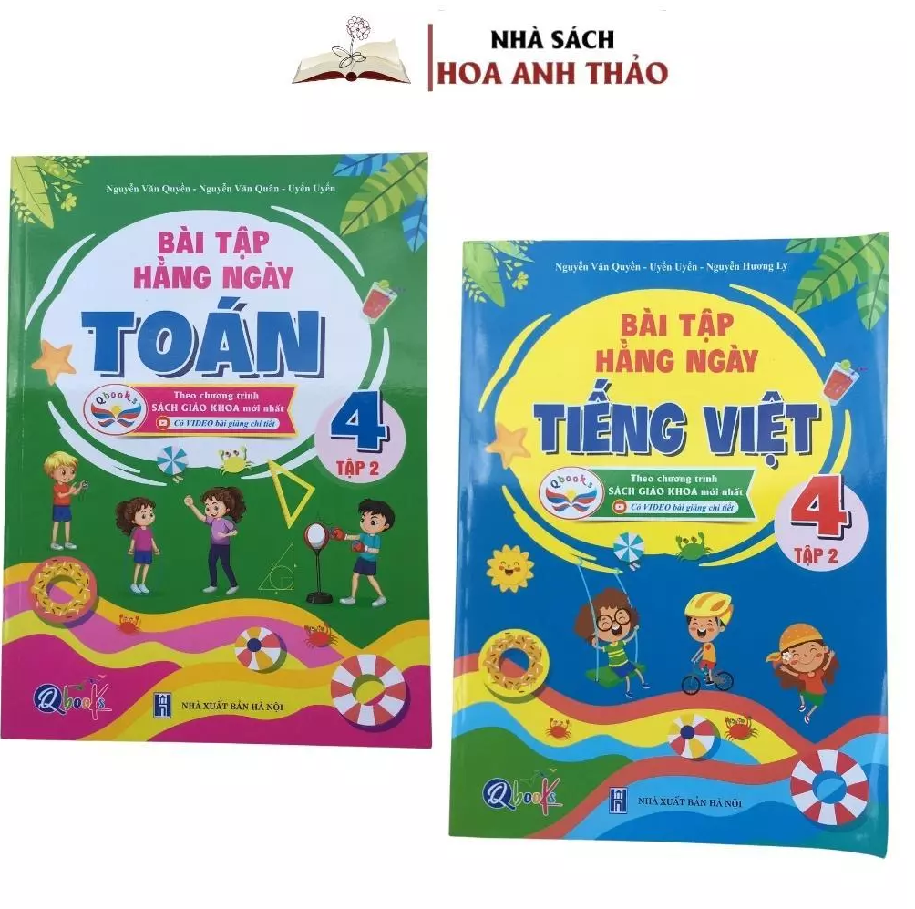Sách - Bài Tập Hằng Ngày Toán Và Tiếng Việt Lớp 4 Tập 2 Cánh Diều.