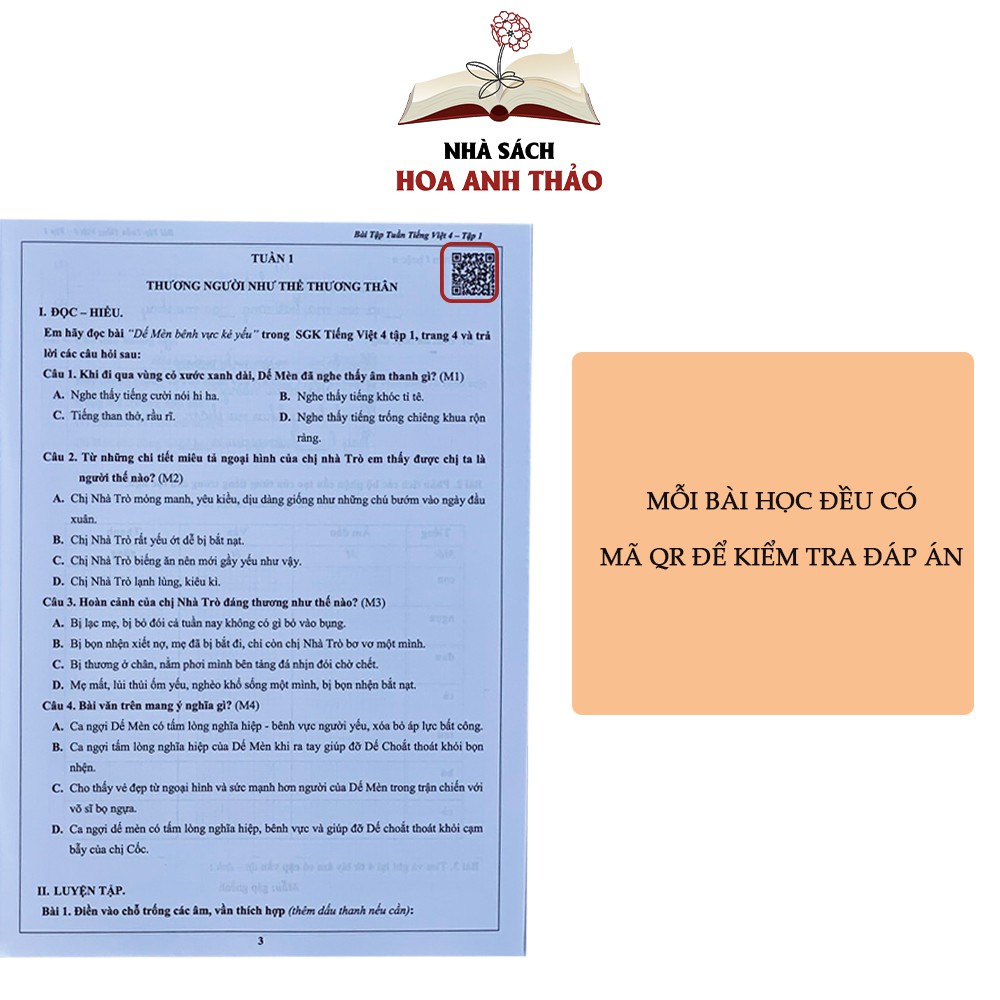 Sách - Bài tập tuần và đề kiểm tra Toán và Tiếng Việt lớp 4 học kỳ 1