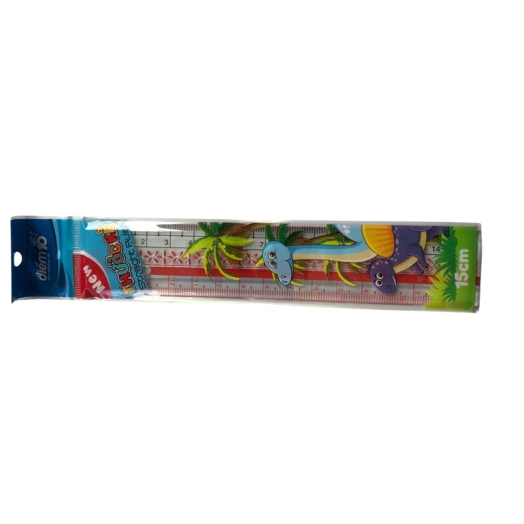 Thước kẻ học sinh 15cm Điểm 10 (1 chiếc )