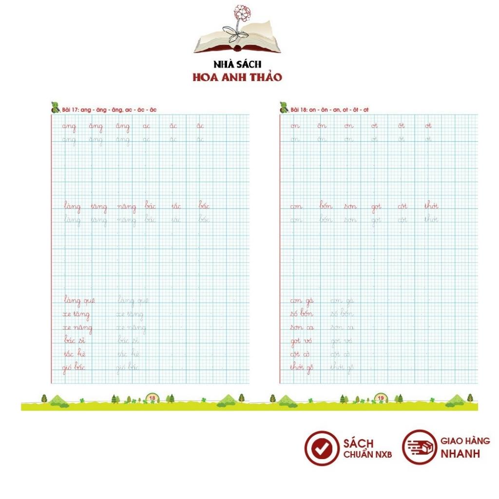 Sách Luyện viết chữ cỡ nhỏ 1 ô ly theo chương trình sách giáo khoa mới