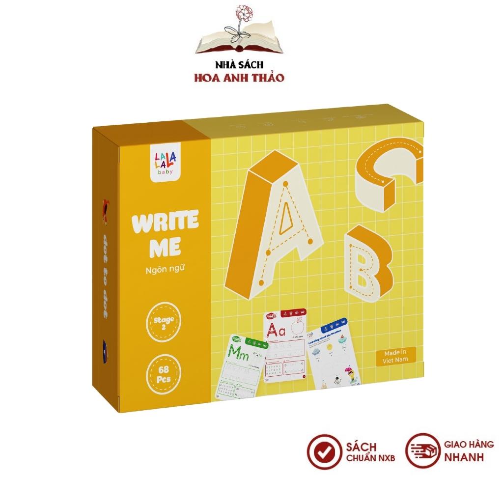 Sách vẽ thông minh cho bé xóa được, học liệu giáo dục sớm thương hiệu Lalala Baby 68 Trang
