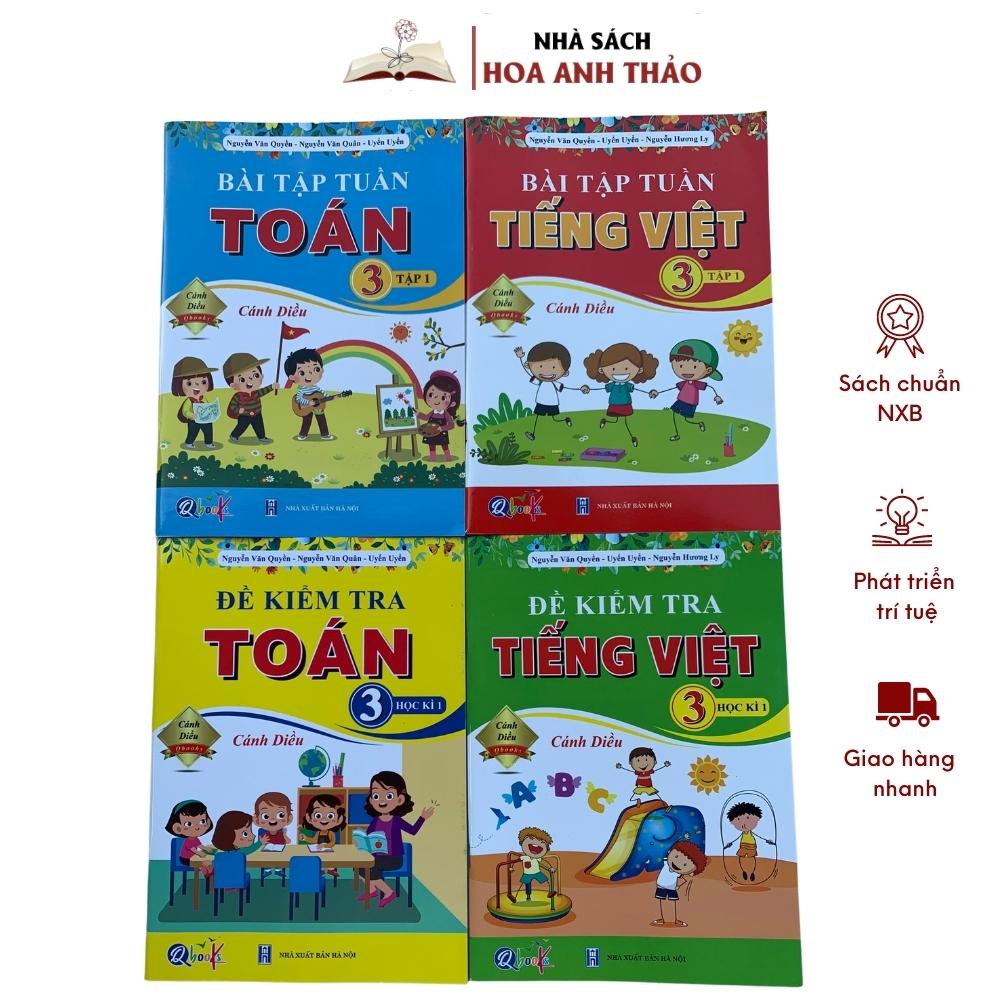 Sách - Bài Tập Tuần và Đề Kiểm Tra Toán - Tiếng Việt Lớp 3 - Học Kì 1 - Cánh Diều