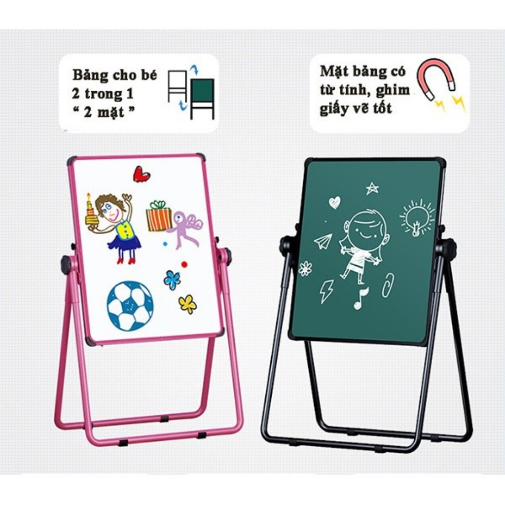Bảng Vẽ 2 Mặt Cho Bé
