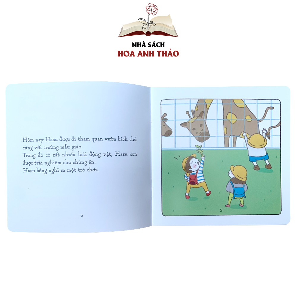 Sách - Ehon Những câu chuyện kỳ lạ của Hasu 4-6 tuổi cho bé phát triển sự sáng tạo