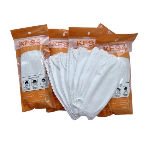 Khẩu trang KF94 KIWI (set 50 chiếc) Chống Bụi Mịn Sản Xuất theo công nghệ Hàn Quốc