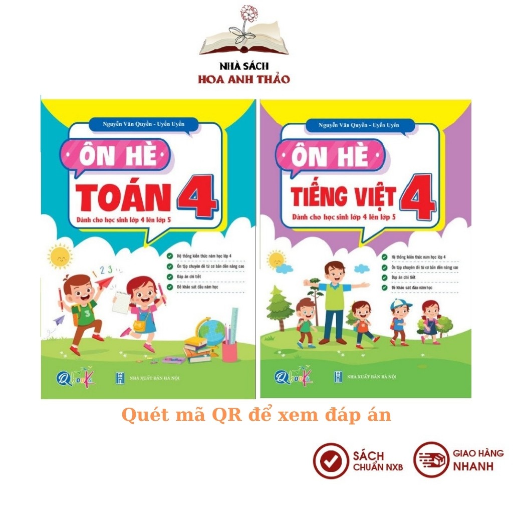 Sách - Ôn Hè Toán và Tiếng Việt 4 - Dành cho học sinh lớp 4 lên 5