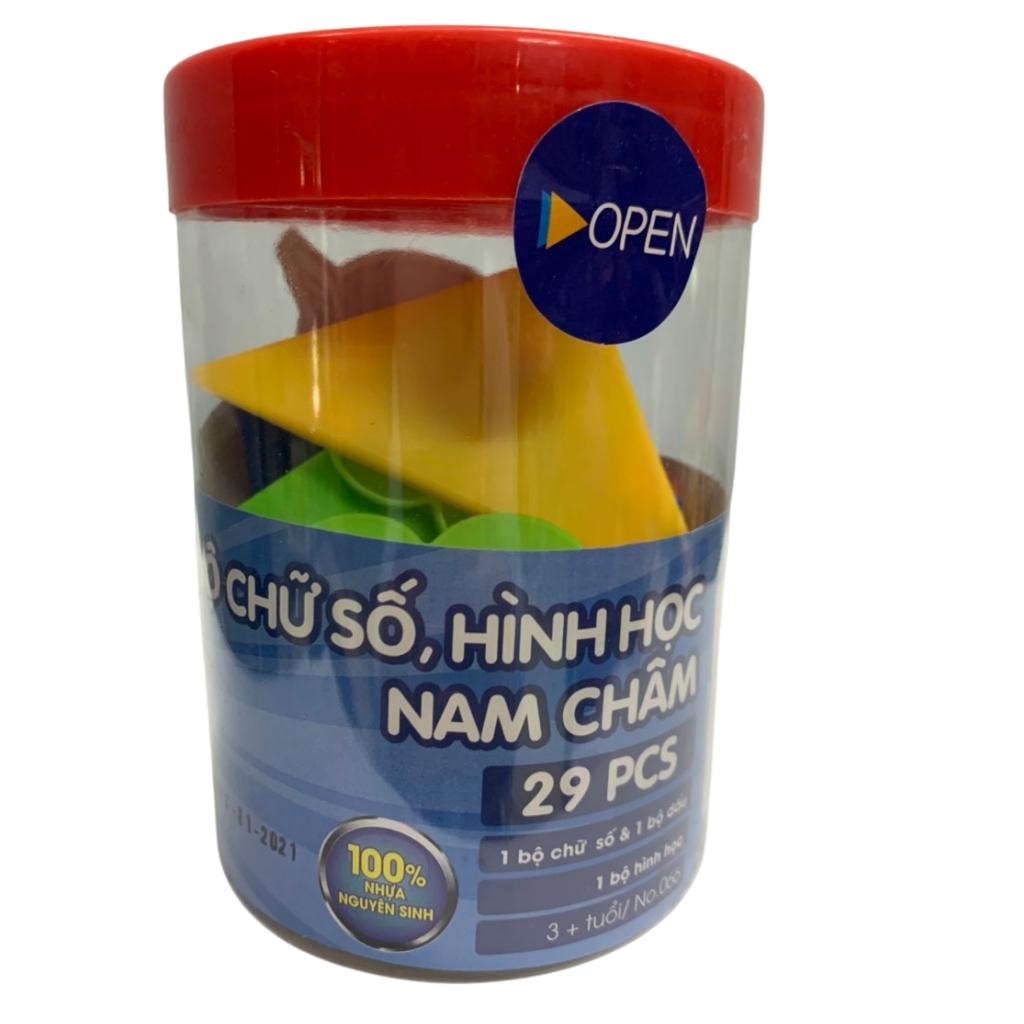Bộ Chữ Số Dấu và Hình Học Antona Có Nam Châm Gắn Bảng từ