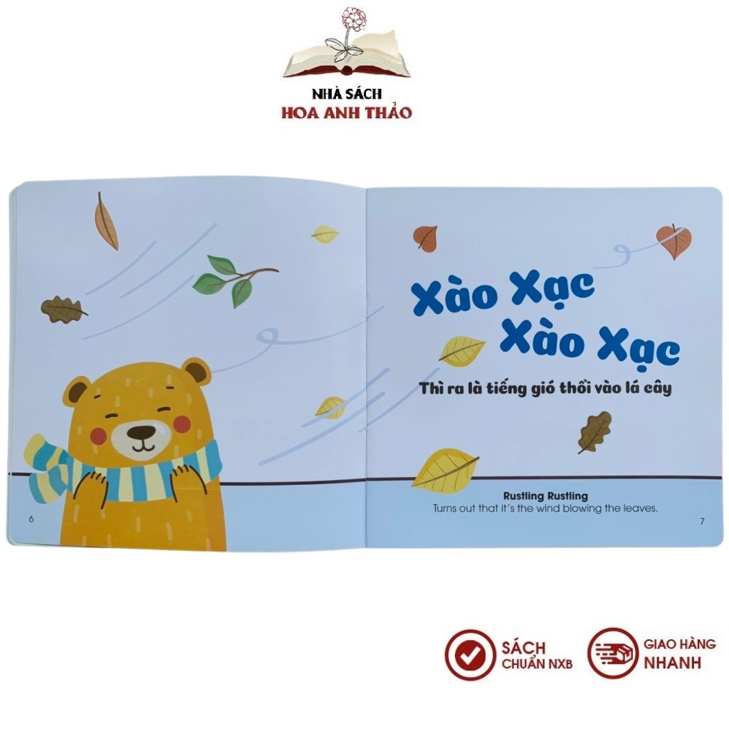 Sách - Ehon âm thanh cho bé song ngữ Việt Anh