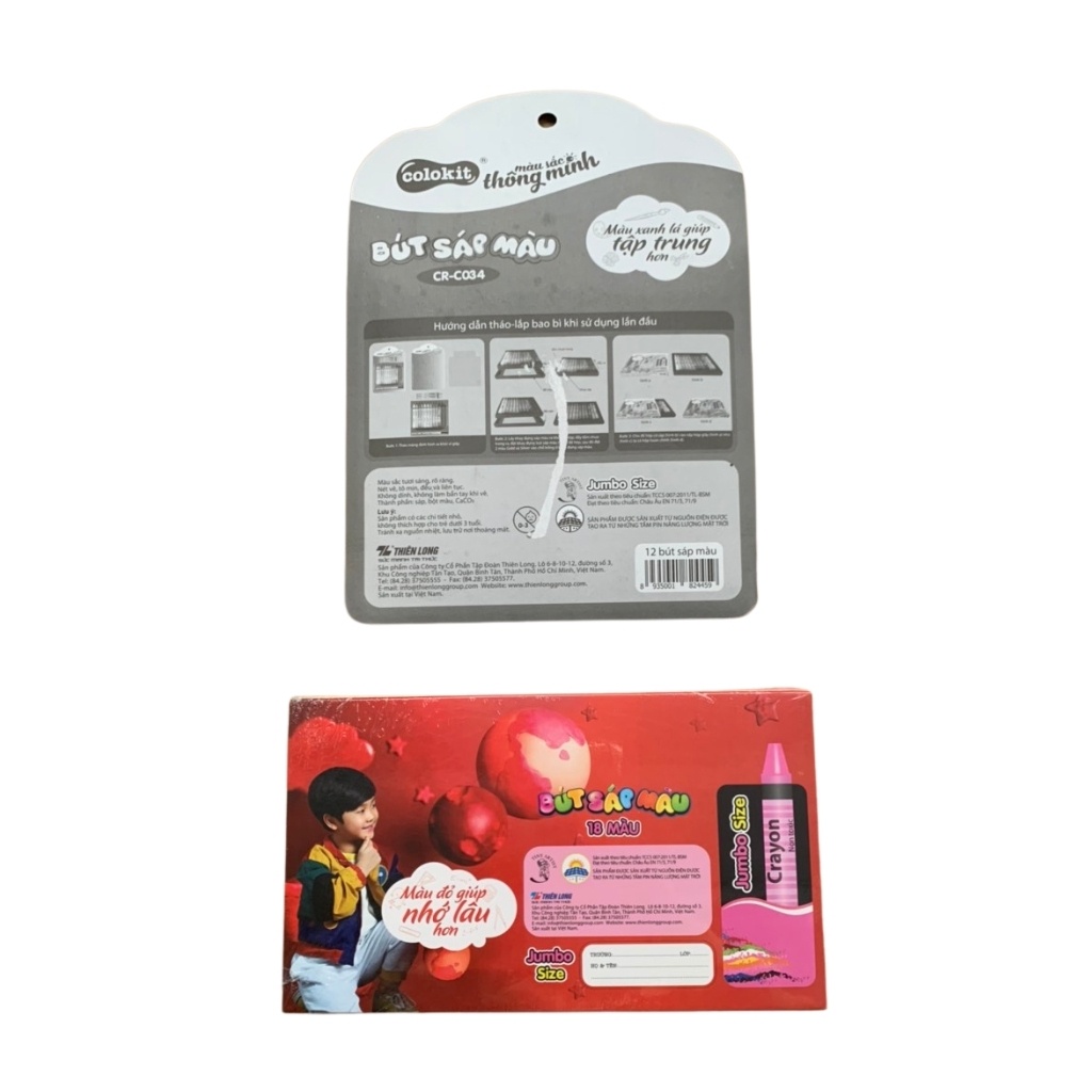 Sáp màu Jumbo Colokit CR-C036 - 24 màu