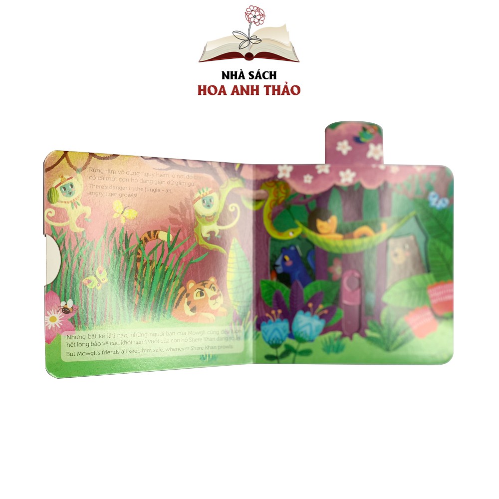 Sách tương tác chuyển động - First stories The Jungle book Cậu bé rừng xanh