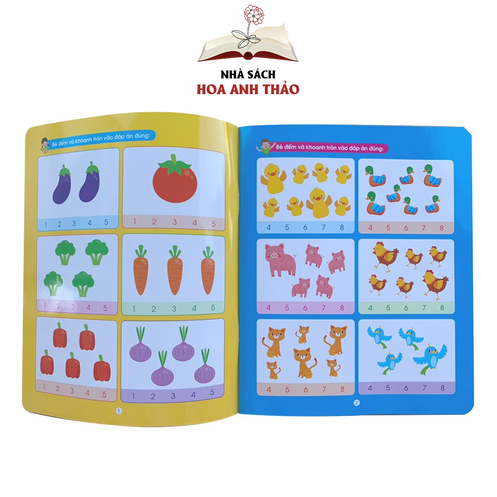 Sách - Làm toán không sợ sai Wipe clean viết xóa được Việt Hà Tặng kèm 2 bút (Bộ 4 quyển)