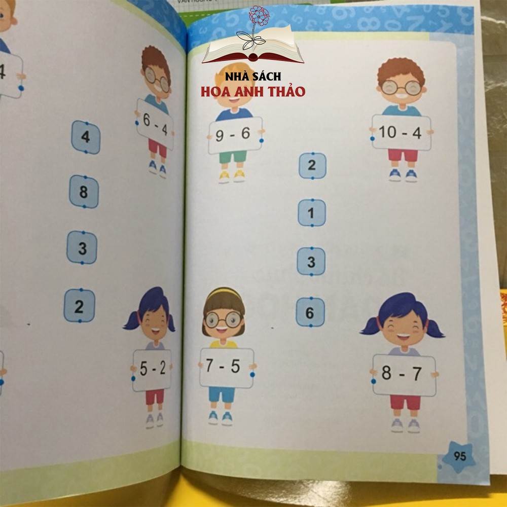 Sách Bé chinh phục toán học tư duy toán học cho trẻ từ 4 - 6 tuổi.