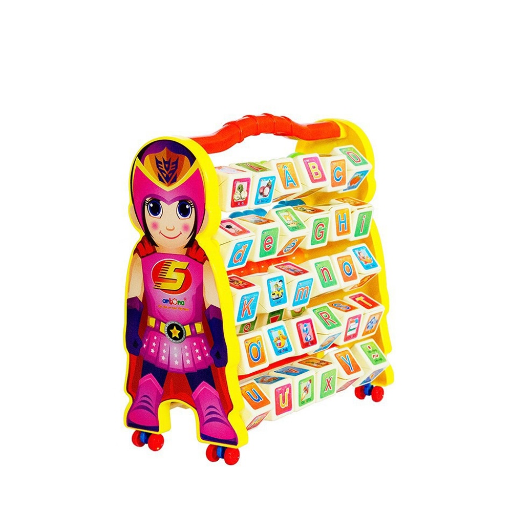 Đồ chơi Antona bảng chữ số đa năng siêu nhân