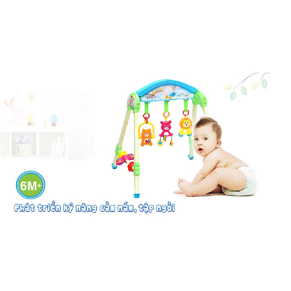 Đồ chơi Antona kệ chữ A bé tập thể dục ngôi nhà tuổi thơ phiên bản tiêu chuẩn và âm thanh
