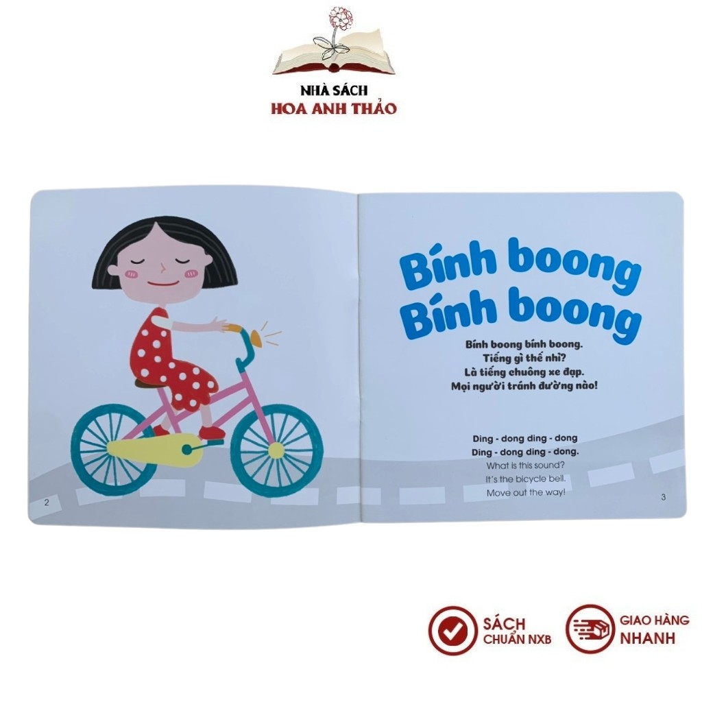 Sách - Ehon âm thanh cho bé song ngữ Việt Anh