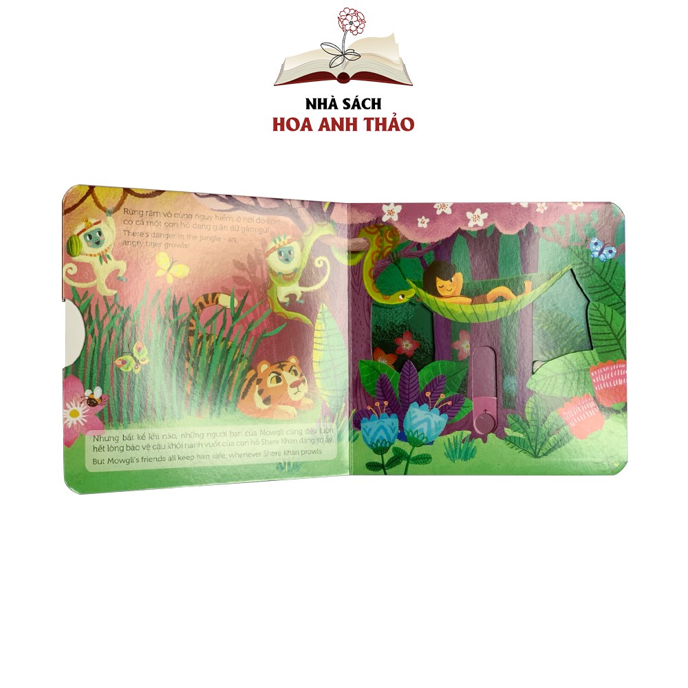 Sách tương tác chuyển động - First stories The Jungle book Cậu bé rừng xanh