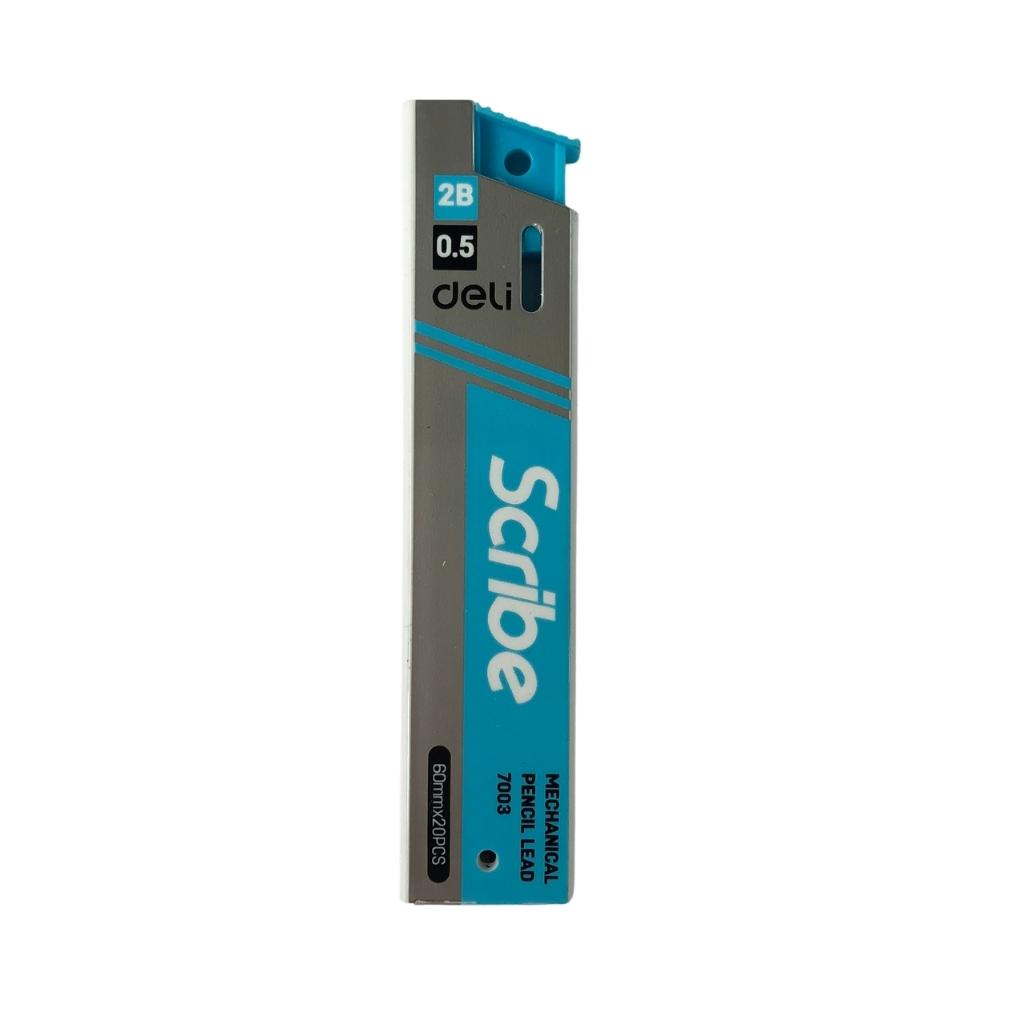 Ruột bút chì kim bấm, ngòi chì 0.5mm / 0.7mm 2B Deli